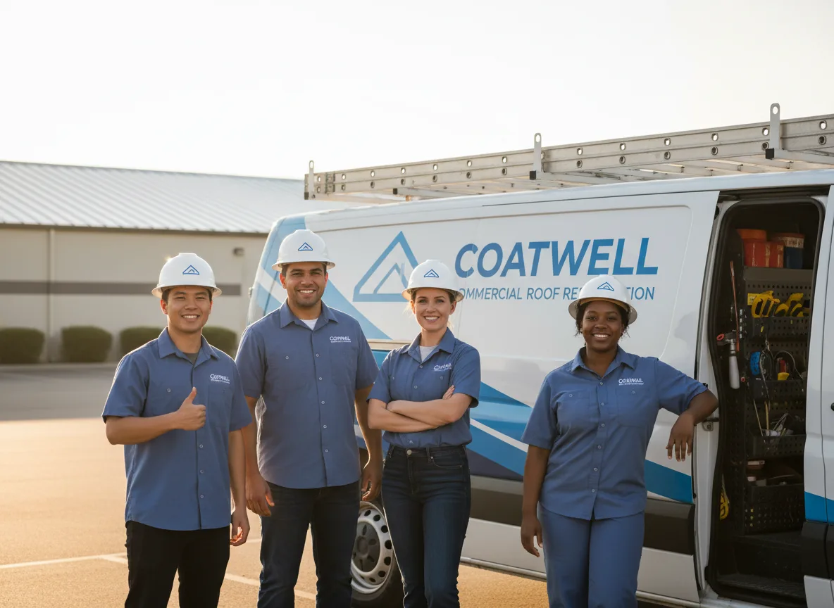 Commercial roof coating company in Santa Anna, TX